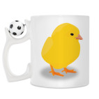 Кружка с футбольным мячиком