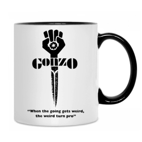 Кружка Хантер Томпсон +Gonzo