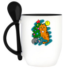 Кружка с ложкой