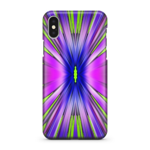 Чехол для iPhone X  'Фиолетовая фантазия'