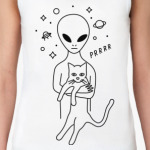 Инопланетянин с котиком