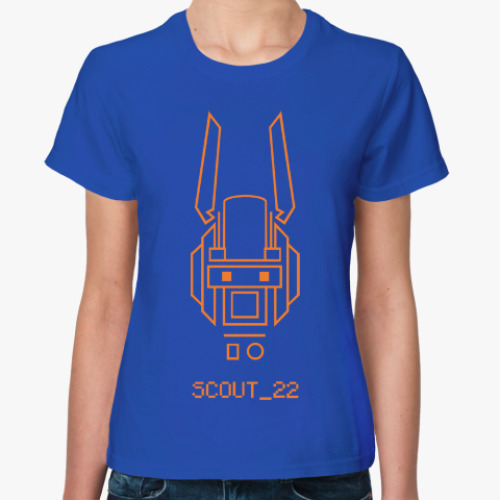 Женская футболка с принтом Робот по имени Чаппи