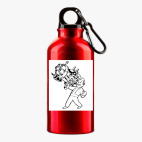 Металлическая бутылка 400 мл UV-DTF