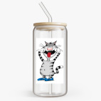 Банка с бамбуковой крышкой