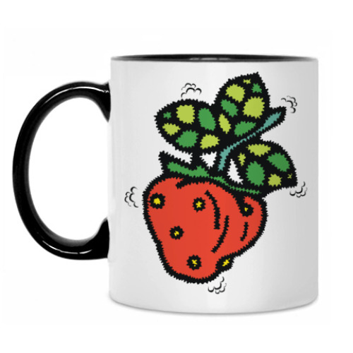 Кружка с принтом Моя клубничка