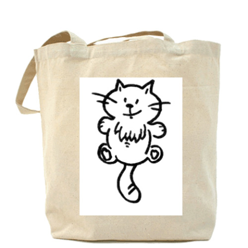 Сумка шоппер с принтом Холщовая сумка шоппер