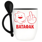 Кружка с ложкой