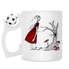 Кружка с футбольным мячиком