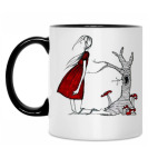 Кружка двухцветная