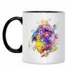 Кружка двухцветная