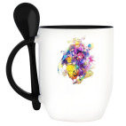 Кружка с ложкой