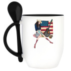 Кружка с ложкой