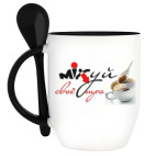 Кружка с ложкой