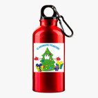 Металлическая бутылка 400 мл UV-DTF