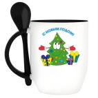 Кружка с ложкой