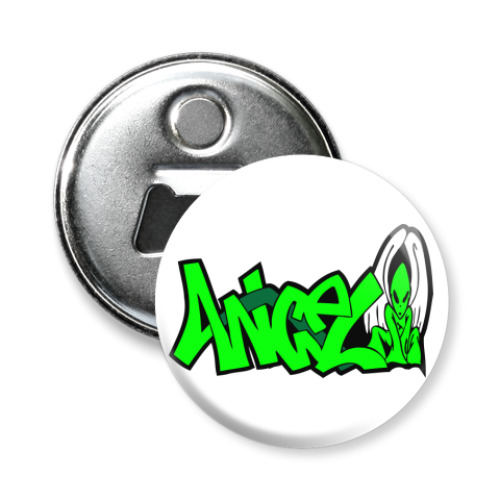 Магнит-открывашка с принтом Angel