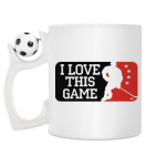 Кружка с футбольным мячиком