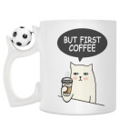 Кружка с футбольным мячиком