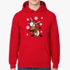 Толстовка худи Олень пьяный