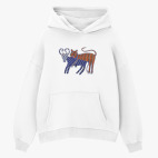 Толстовка худи оверсайз