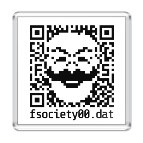 Магнит Fsociety. Mr. Robot