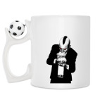 Кружка с футбольным мячиком
