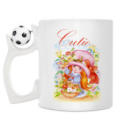 Кружка с футбольным мячиком