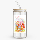 Банка с бамбуковой крышкой