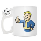 Кружка с футбольным мячиком