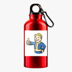 Металлическая бутылка 400 мл UV-DTF