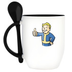 Кружка с ложкой