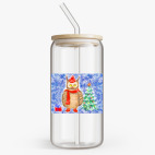 Банка с бамбуковой крышкой