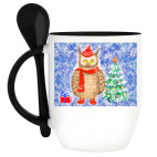 Кружка с ложкой