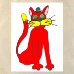 Холщовая сумка "Киса"