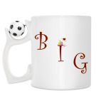 Кружка с футбольным мячиком