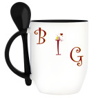 Кружка с ложкой