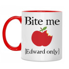 Двухцветная кружка Bite me