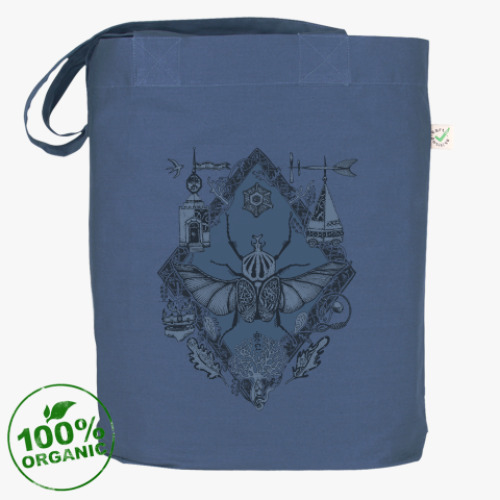 Сумка шоппер с принтом Goliath