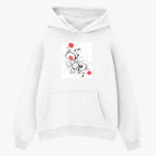 Толстовка худи оверсайз