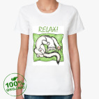 Женская футболка органик