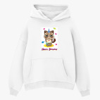 Толстовка худи оверсайз