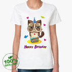 Женская футболка органик