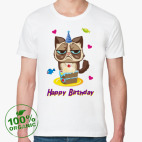 Мужская футболка органик