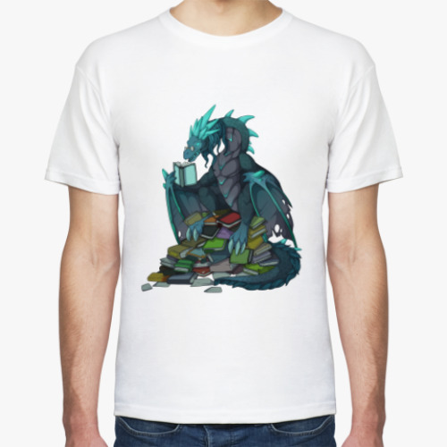 Футболка с принтом Ученая Виверна