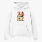 Толстовка худи оверсайз