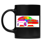 Кружка цветная UV-DTF