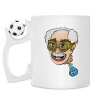 Кружка с футбольным мячиком