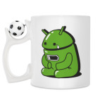 Кружка с футбольным мячиком