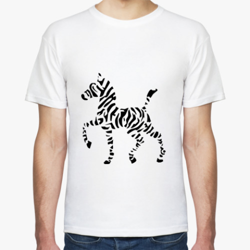 Футболка зебра