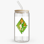 Банка с бамбуковой крышкой